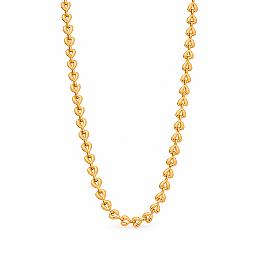 Raya Chain of Hearts Necklace - CLAYCALI