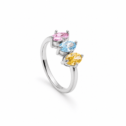 Tessa Marquise Family Birthstone Ring - CLAYCALI