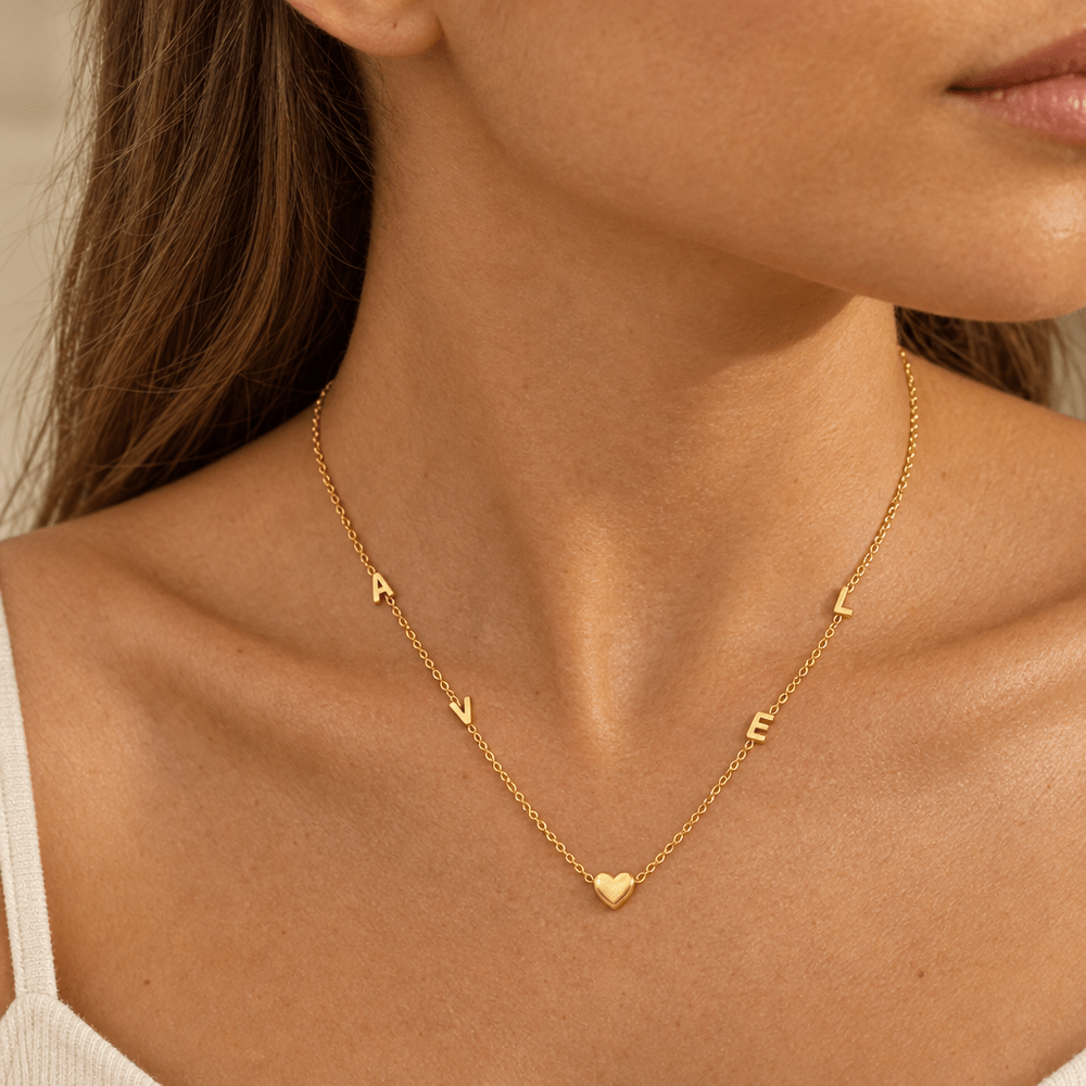 Ava Multi Initial Necklace - CLAYCALI
