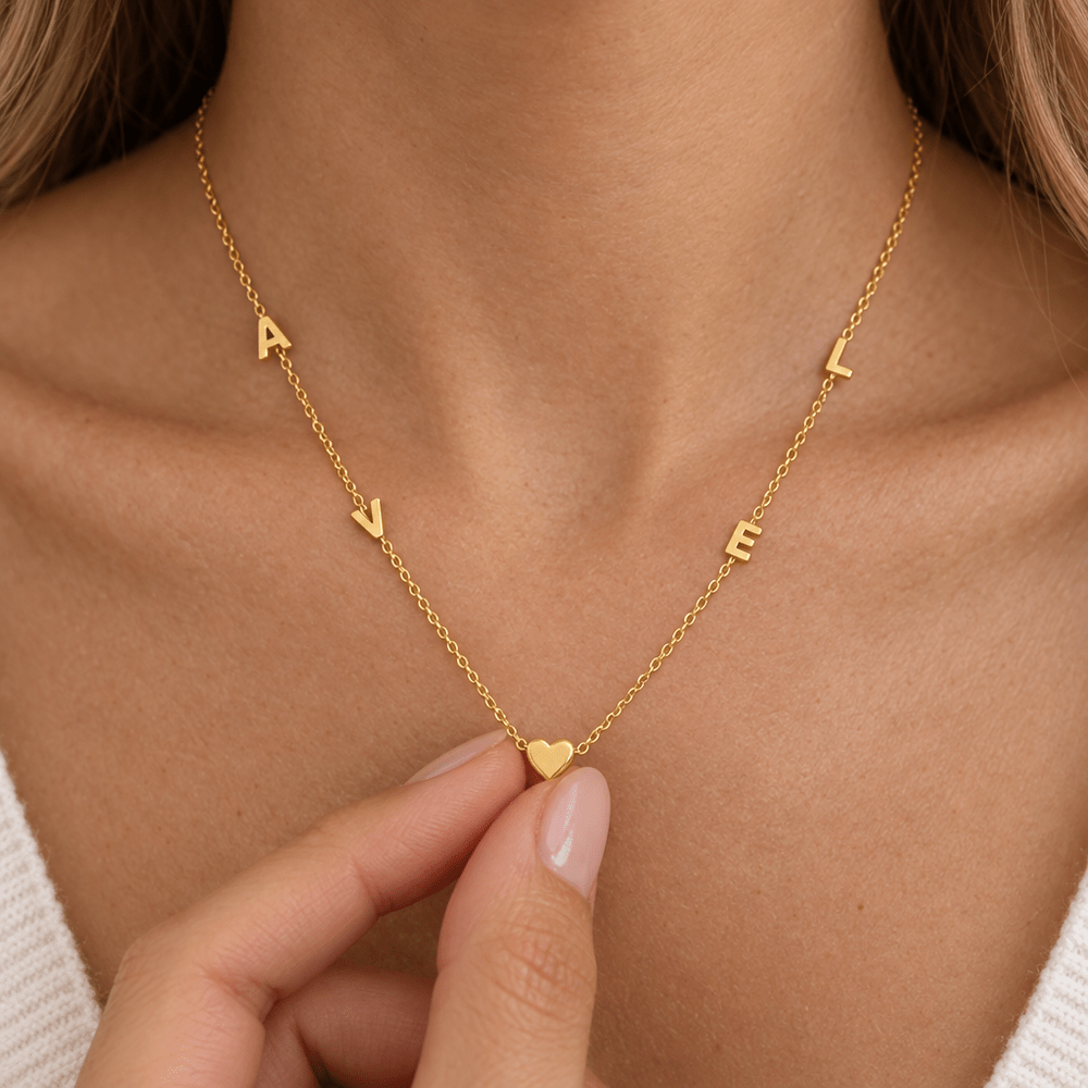 Ava Multi Initial Necklace - CLAYCALI