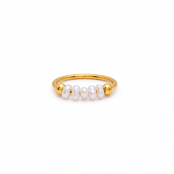 Addie Mini Pearl Row Ring