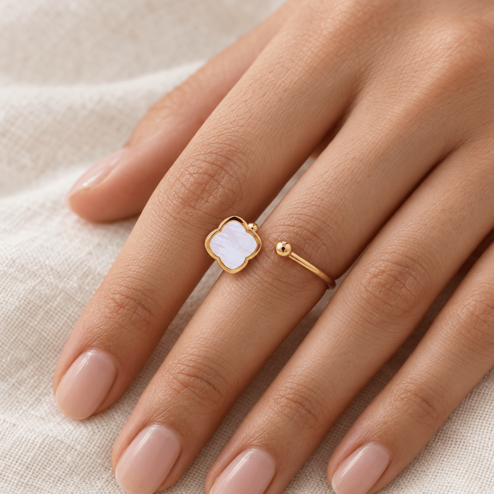 Eva Clover Wrap Ring - CLAYCALI