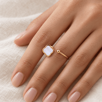 Eva Clover Wrap Ring - CLAYCALI