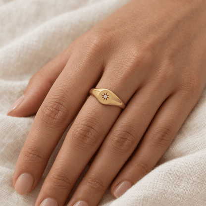 Frankie Signet Ring - CLAYCALI