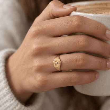 Frankie Signet Ring - CLAYCALI