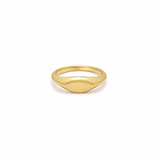 Violet Essential Signet Ring - CLAYCALI