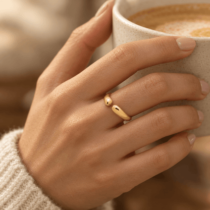 Lacey Open Form Ring - CLAYCALI