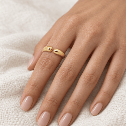Lacey Open Form Ring - CLAYCALI