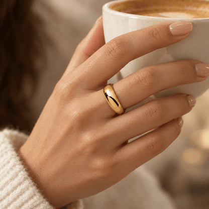 Parker Sculpted Dome Ring - CLAYCALI