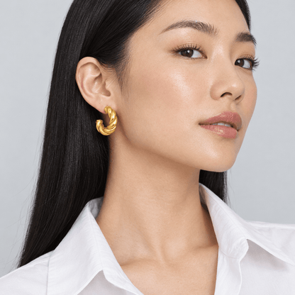 Dakota Twist Earrings - CLAYCALI