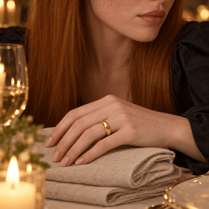 Parker Sculpted Dome Ring - CLAYCALI