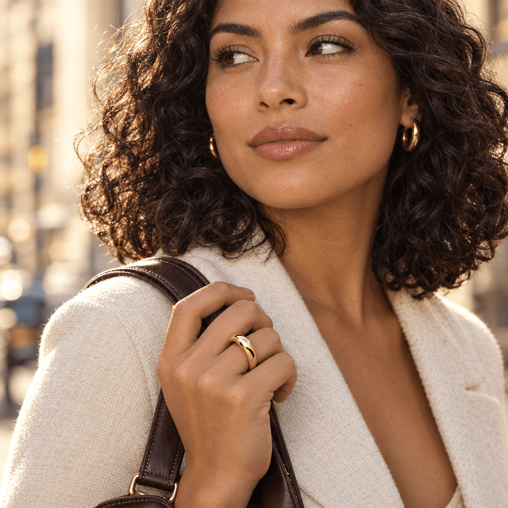 Parker Sculpted Dome Ring - CLAYCALI