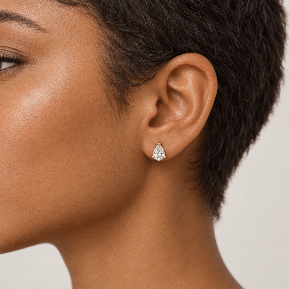 Elsie Teardrop Studs - CLAYCALI
