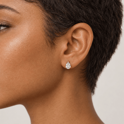 Elsie Teardrop Studs - CLAYCALI