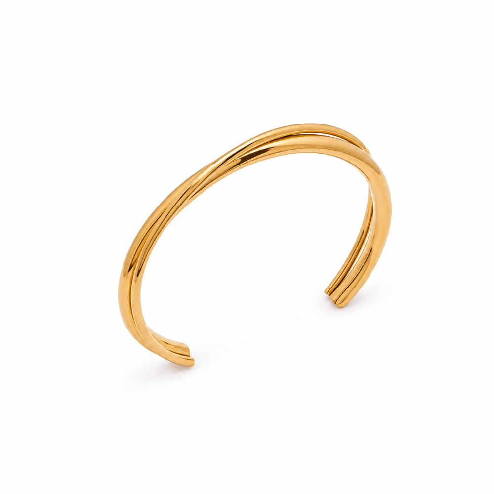 Sunny Crossover Bangle - CLAYCALI