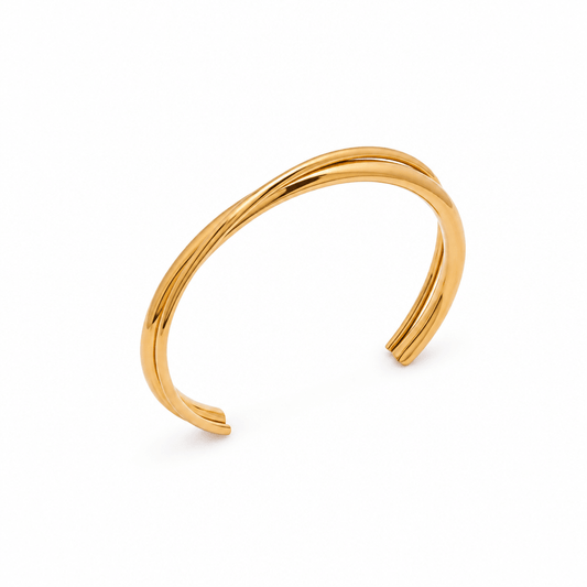 Sunny Crossover Bangle - CLAYCALI