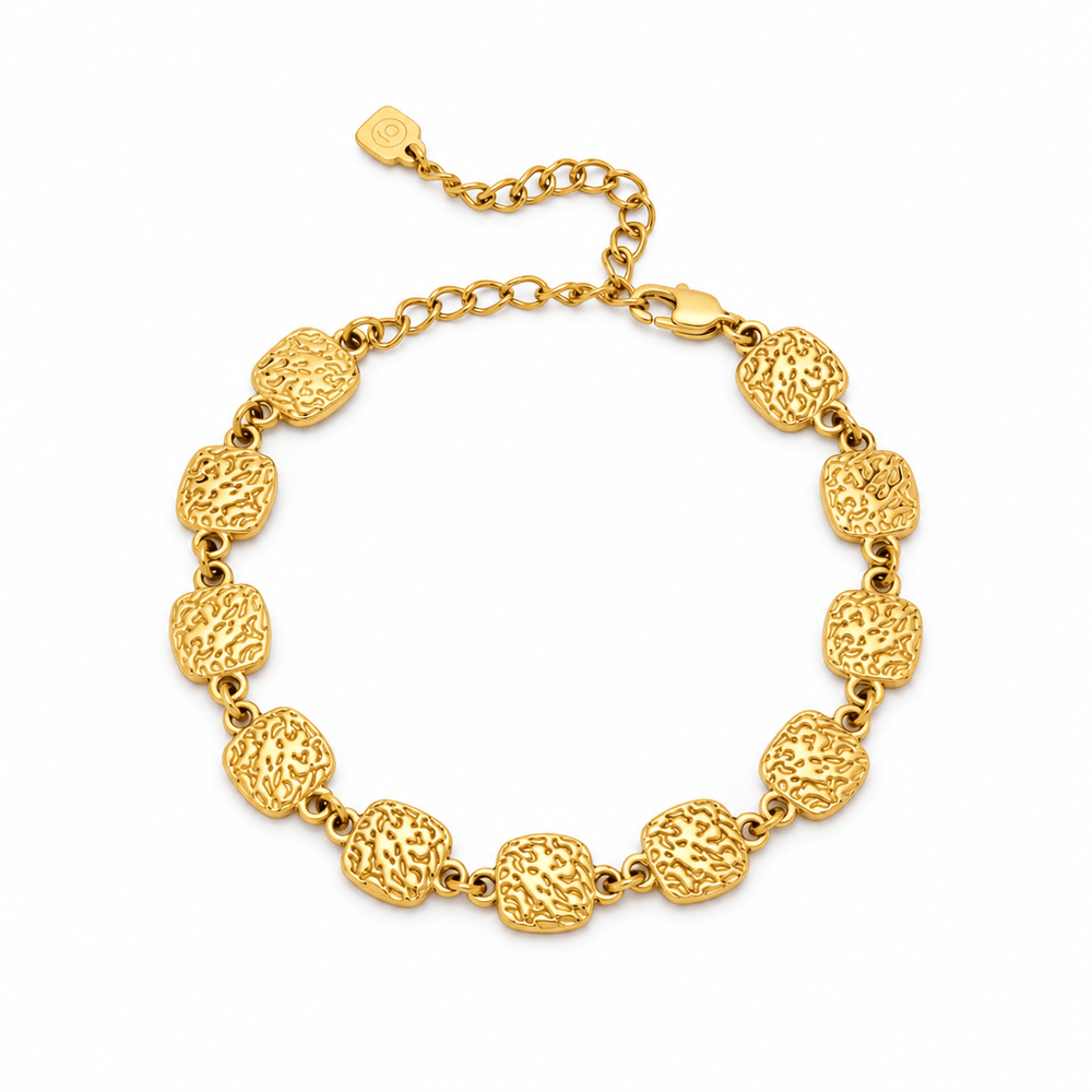 Coco Crushed Disc Bracelet - CLAYCALI