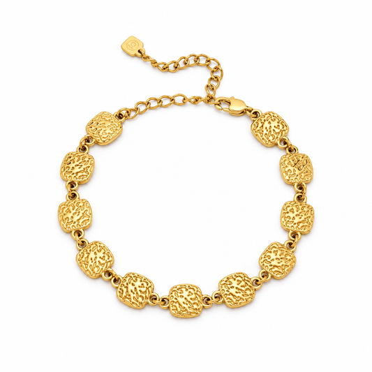 Coco Crushed Disc Bracelet - CLAYCALI