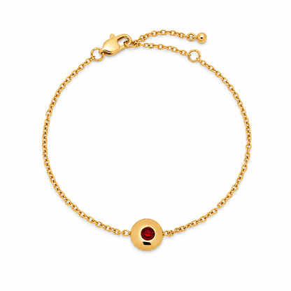 Evie Mini Birthstone Charm Bracelet - CLAYCALI
