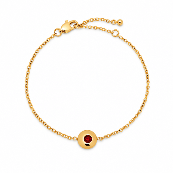 Evie Mini Birthstone Charm Bracelet