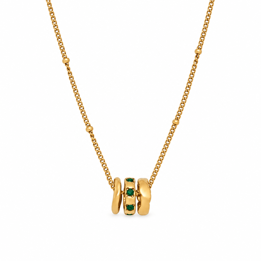 Alice Trio Pendant Necklace - CLAYCALI