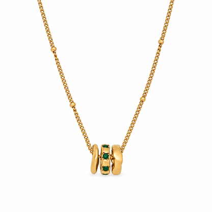 Alice Trio Pendant Necklace - CLAYCALI