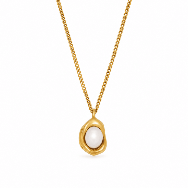 Ingrid Pearl Drop Necklace