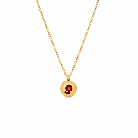 Jane Mini Birthstone Pendant Necklace - CLAYCALI