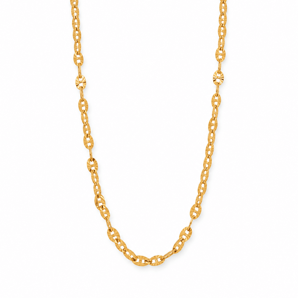 Celia Bold Sequin Chain Necklace - CLAYCALI