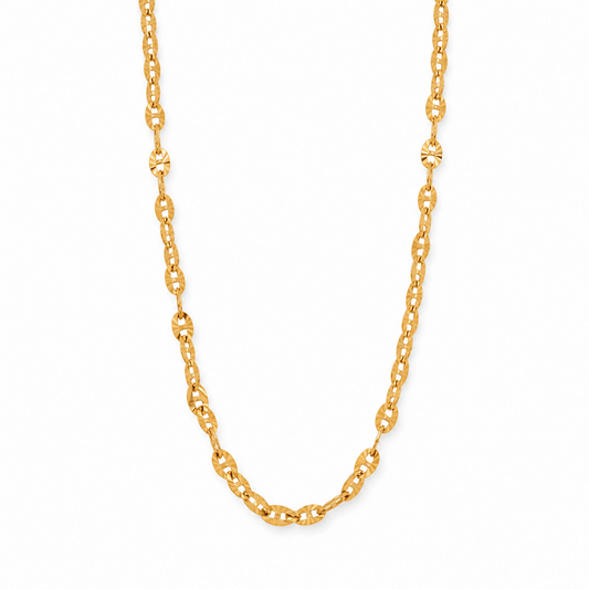 Celia Bold Sequin Chain Necklace - CLAYCALI