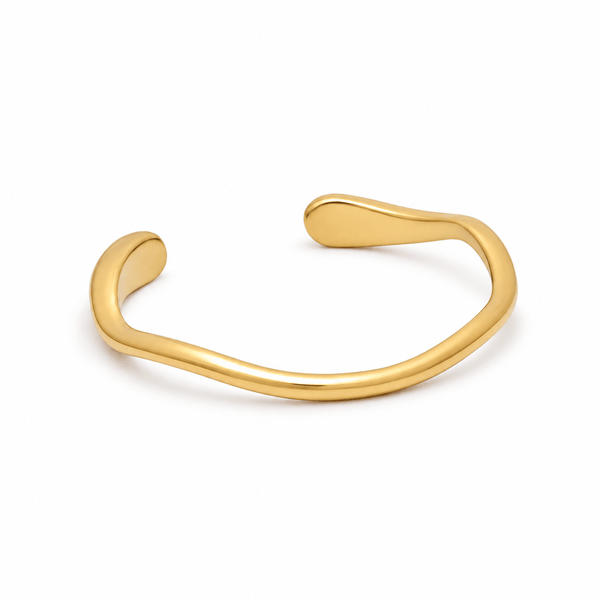 Chelsea Sculpted Wave Cuff Bracelet