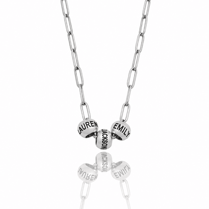 Mimi Bead Name Necklace - CLAYCALI
