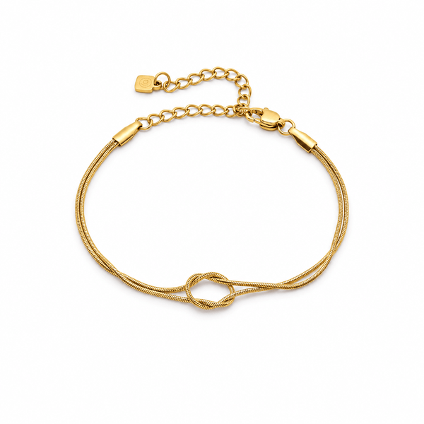 Rosa Eternity Knot Bracelet