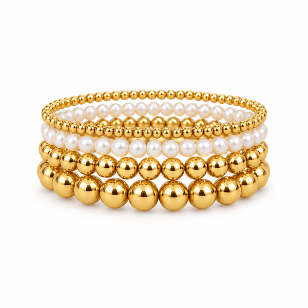 Winnie Pearl Beaded Bracelet Stack