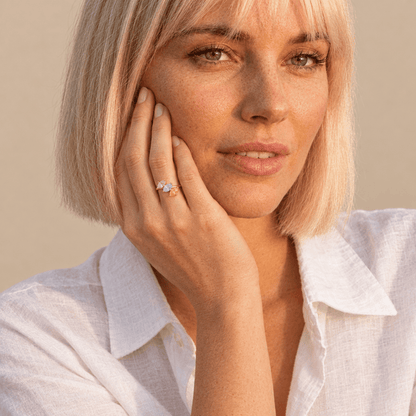 Tessa Marquise Family Birthstone Ring - CLAYCALI