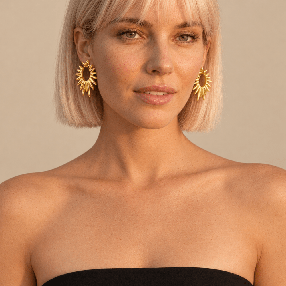 Lola Sunburst Earrings - CLAYCALI