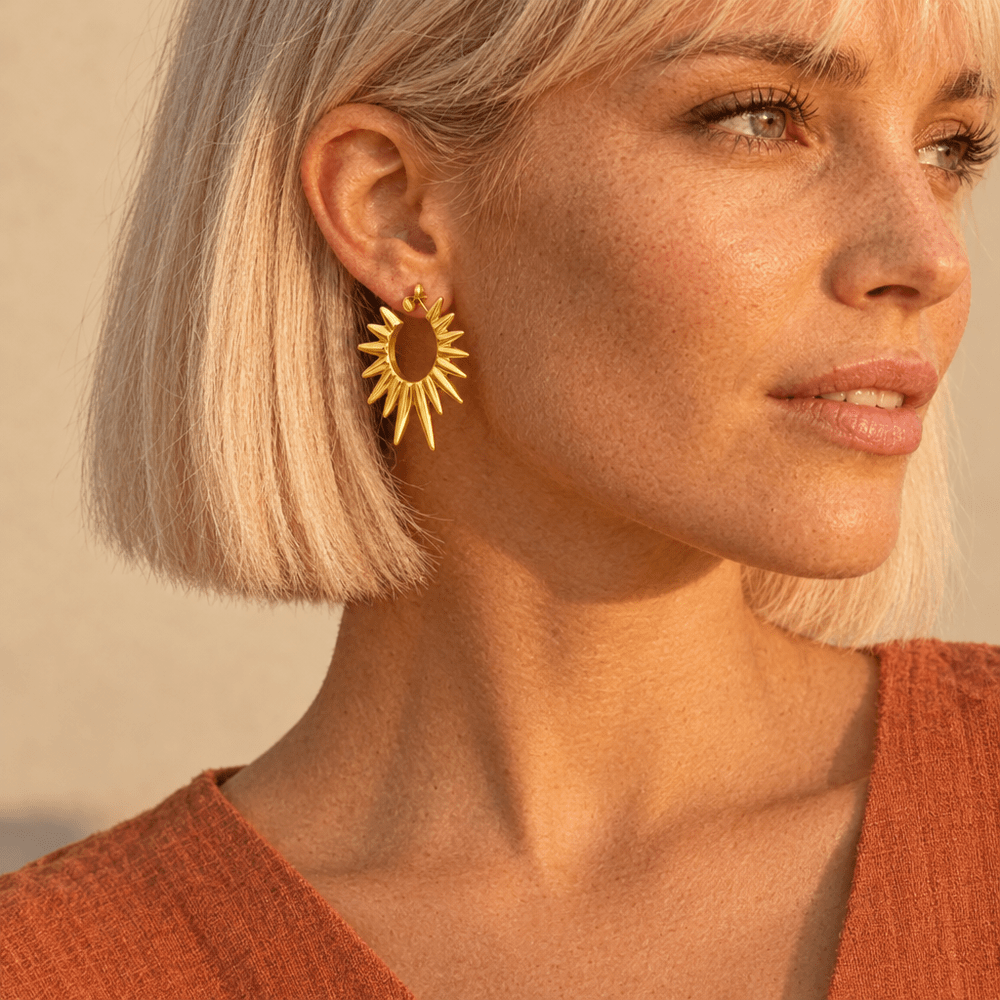 Lola Sunburst Earrings - CLAYCALI