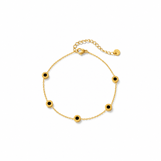 Olive Gold Anklet - CLAYCALI