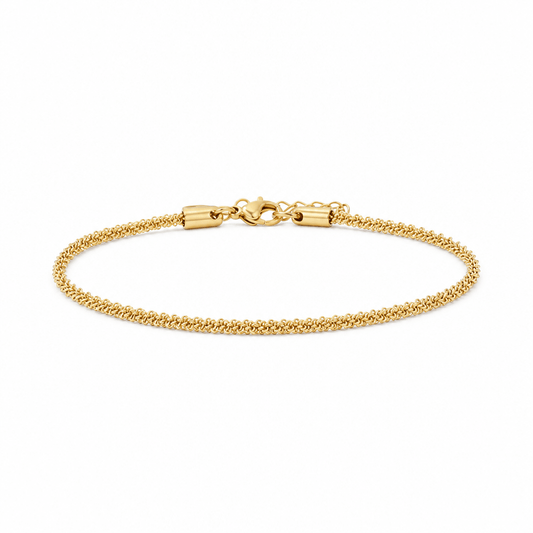 Sutton Gold Chain Anklet - CLAYCALI